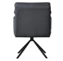 ML-DESIGN Polsterstuhl Esszimmerstühle 6er Set Anthrazit Polyester 180° Drehbar Bild 4