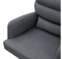 ML-DESIGN Polsterstuhl Esszimmerstühle 6er Set Anthrazit Polyester 180° Drehbar Bild 5