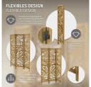 ML-DESIGN Raumteiler Paravent Faltbarer Sichtschutz Indoor Stellwand Bild 3