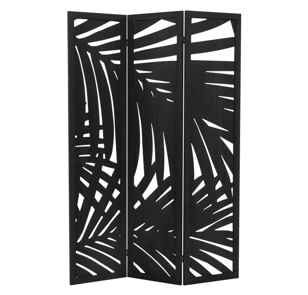 ML-DESIGN Paravent Raumteiler 3-teilig Schwarz Faltbar - Bild 2