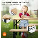 ML-DESIGN Garten-Kindersitzgruppe Klappbar Tannenholz Braun Bild 3