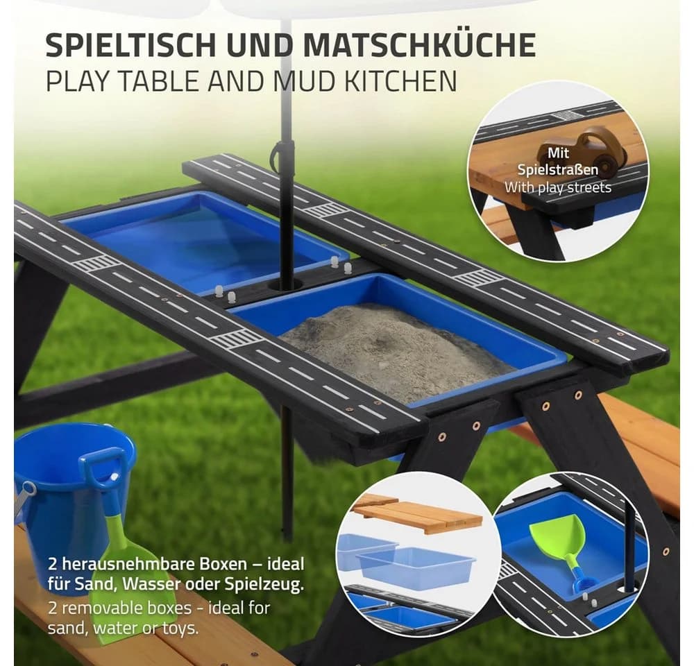 ML-DESIGN Kindersitzgarnitur mit Spieltisch und Kunststoffschale - Bild 5