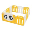 Joyz Laufgitter Panda Design Faltbar Weiß-Gelb Bild 2