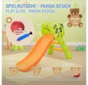 Joyz Rutsche 2in1 Kinderrutsche mit Basketballkorb Grün-Orange-Gelb Bild 1