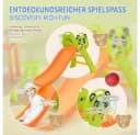 Joyz Rutsche 2in1 Kinderrutsche mit Basketballkorb Grün-Orange-Gelb Bild 4