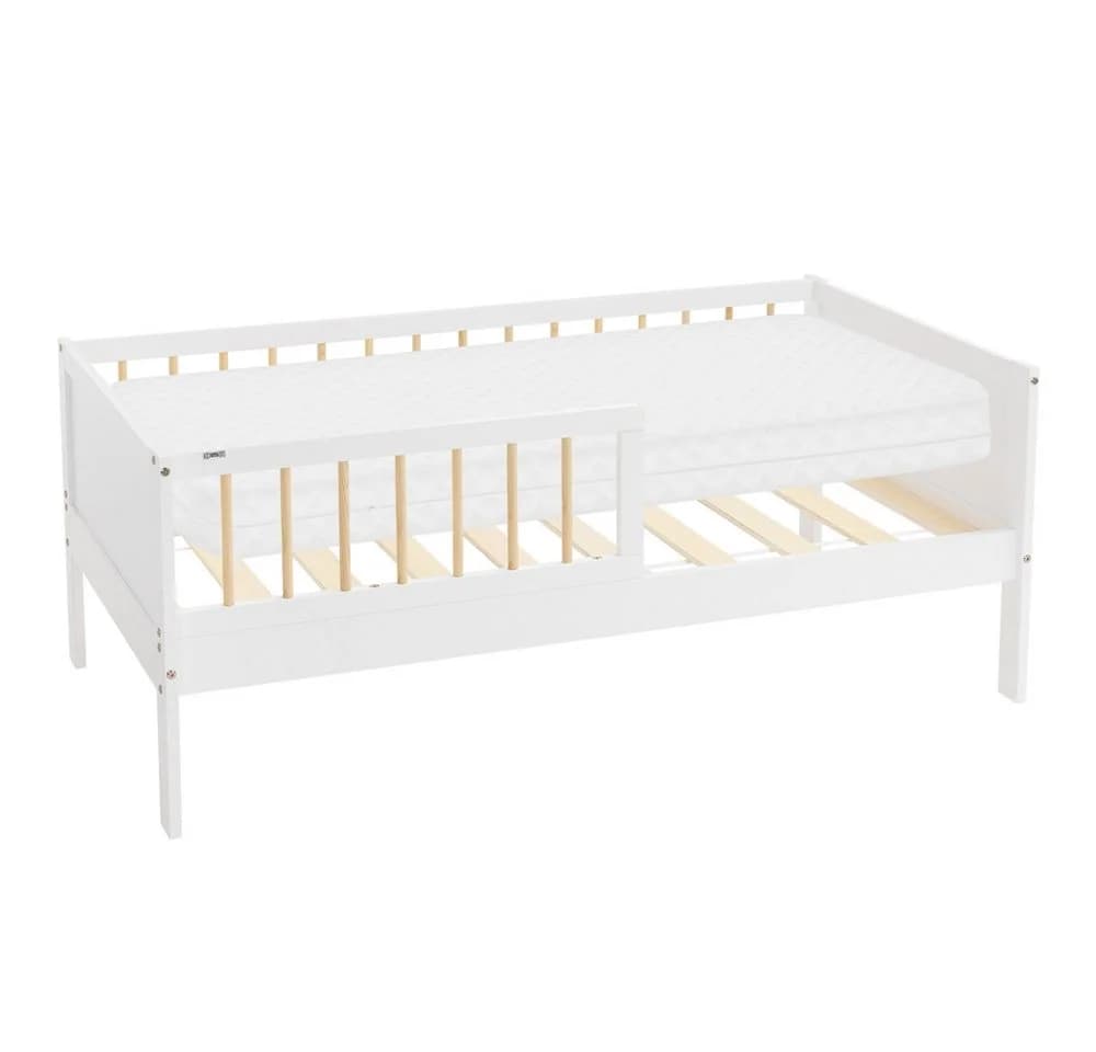 ML-DESIGN Jugendbett mit Matratze und Lattenrost Weiß - Bild 2