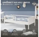 ML-DESIGN Jugendbett mit Matratze & Lattenrost Weiß Bild 1