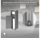 LuxeBath Toilettenpapierhalter Unterputz-Schrankmodul Edelstahl Bild 4