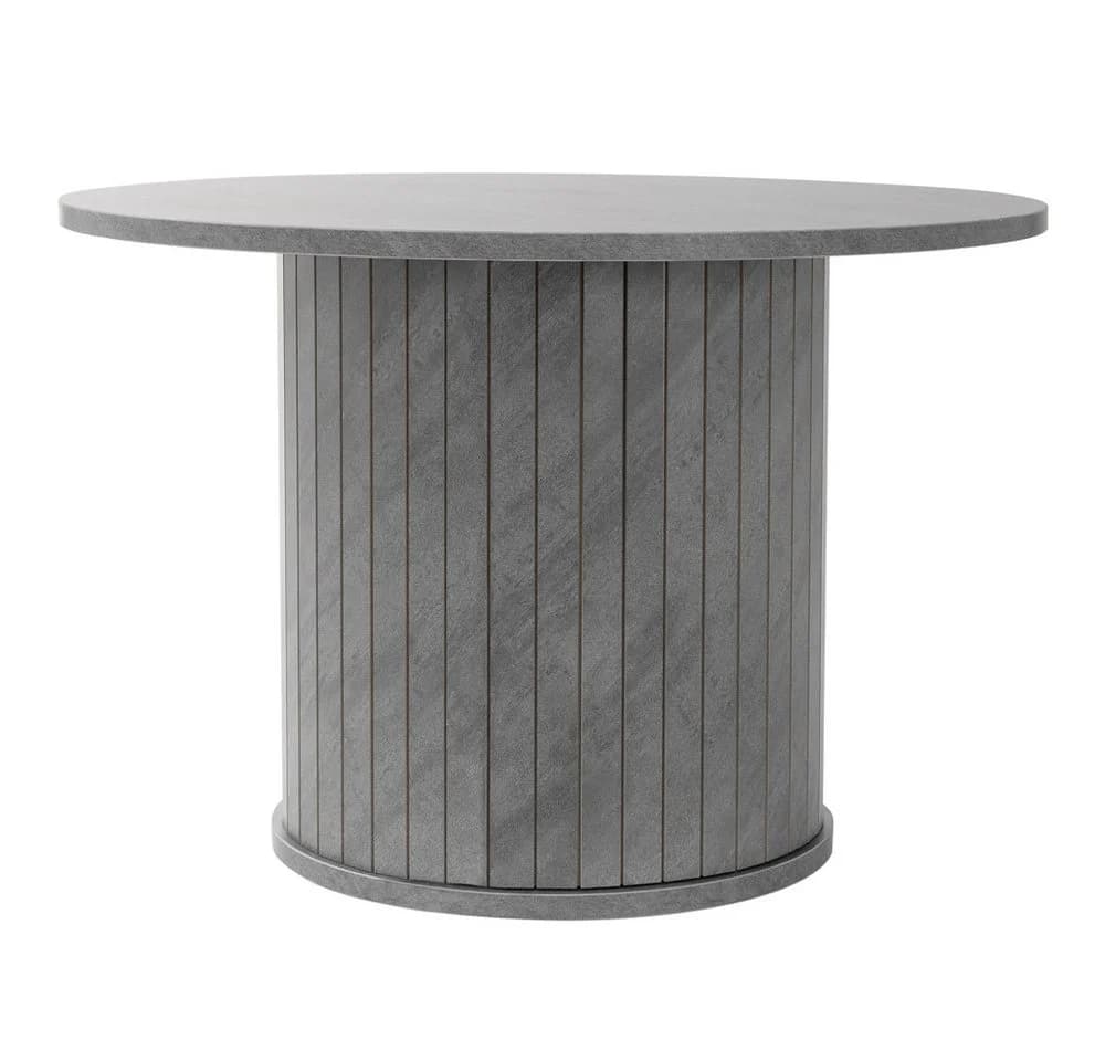 ML-DESIGN Couchtisch Rund Grau Beton-Optik Modern