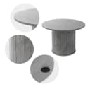 ML-DESIGN Couchtisch Rund Grau Beton-Optik Modern Bild 4