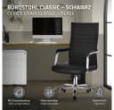 ML-DESIGN Bürostuhl Schwarz mit Armlehnen & Wippfunktion Bild 1
