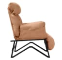 ML-DESIGN Relaxsessel mit verstellbarer Fußablage & Seitentaschen, Braun Bild 3