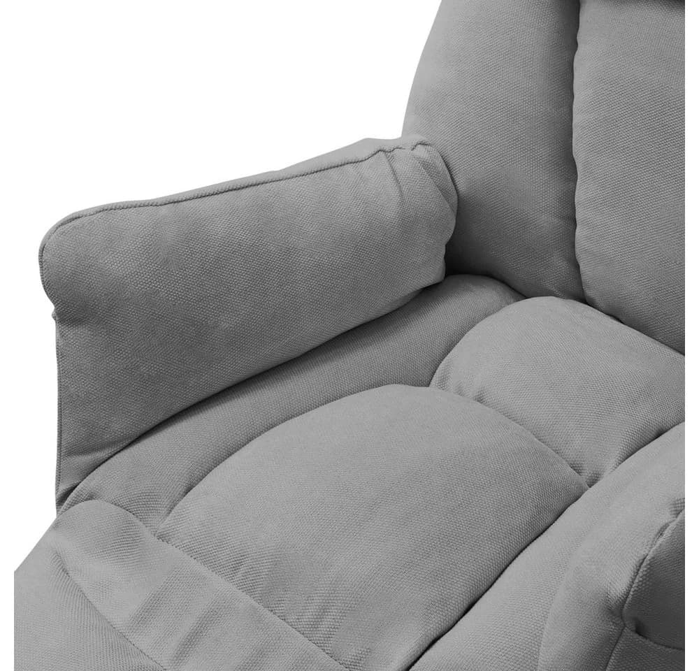 ML-DESIGN Lounge Chair Relaxsessel Grau/Schwarz - Bild 5