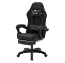 ML-DESIGN Bürostuhl Gaming Stuhl Schwarz Ergonomisch mit Lordosenkissen Bild 2
