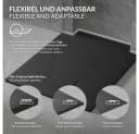 LuxeBath Duschwanne 80x80cm Schwarz mit Ablaufgarnitur Bild 4