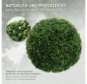 ML-DESIGN Buchsbaumkugel 2er Set Grün Kunststoff Deko Bild 3