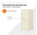 ML-DESIGN Aktenschrank Metallschrank 2 Türen Verstellbare Regalböden Bild 5