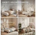 ML-DESIGN Kinderbett Weiß mit Rausfallschutz & Lattenrost Bild 5