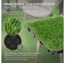 ML-DESIGN Kunstrasen-Platten Grün mit Klicksystem & Drainage Bild 4