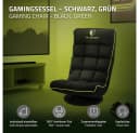 ML-DESIGN Gaming Bodenstuhl Schwarz-Grün 360° drehbar verstellbar Bild 1