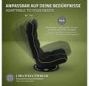 ML-DESIGN Gaming Bodenstuhl Schwarz-Grün 360° drehbar verstellbar Bild 4