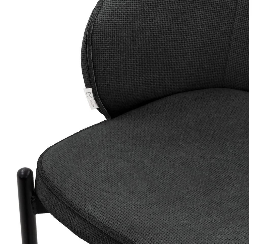 ML-DESIGN Polsterstuhl Esszimmerstuhl 4er Set Anthrazit mit Armlehne - Bild 5