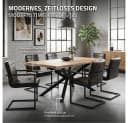 ML-DESIGN Tischbein Spider Metall Schwarz 4-beinig Bild 4