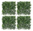 ECD Germany Künstliche Pflanzenwand 4er Set 50x50 cm Grün Bild 2