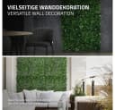 ECD Germany Künstliche Pflanzenwand 4er Set 50x50 cm Grün Bild 5