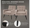 ML-DESIGN Loungesessel Braun mit Armlehnen Bild 3