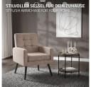 ML-DESIGN Loungesessel Braun mit Armlehnen Bild 5