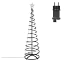ECD Germany LED Weihnachtsbaum 180 cm mit Wasserfall-Effekt & Sternspitze Bild 1