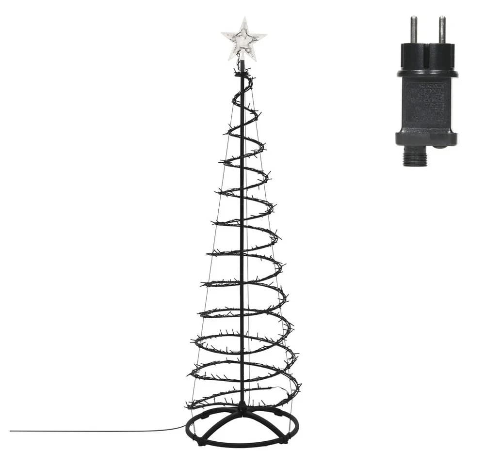ECD Germany LED Weihnachtsbaum 180 cm mit Wasserfall-Effekt & Sternspitze