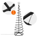 ECD Germany LED Weihnachtsbaum 180 cm mit Wasserfall-Effekt & Sternspitze Bild 4