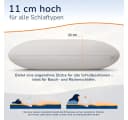 MSS e.K. Cashmere Nackenstützkissen Viskoelastischer Schaumstoff Bild 3