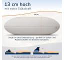 MSS e.K. Cashmere Nackenstützkissen mit viskoelastischem Schaumstoff Bild 3