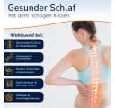 MSS e.K. Cashmere Nackenstützkissen mit viskoelastischem Schaumstoff Bild 5