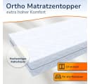 MSS e.K. Kaltschaum-Topper mit umliegenden Reißverschluss, 10 cm hoch, abnehmbarer Bezug Bild 1