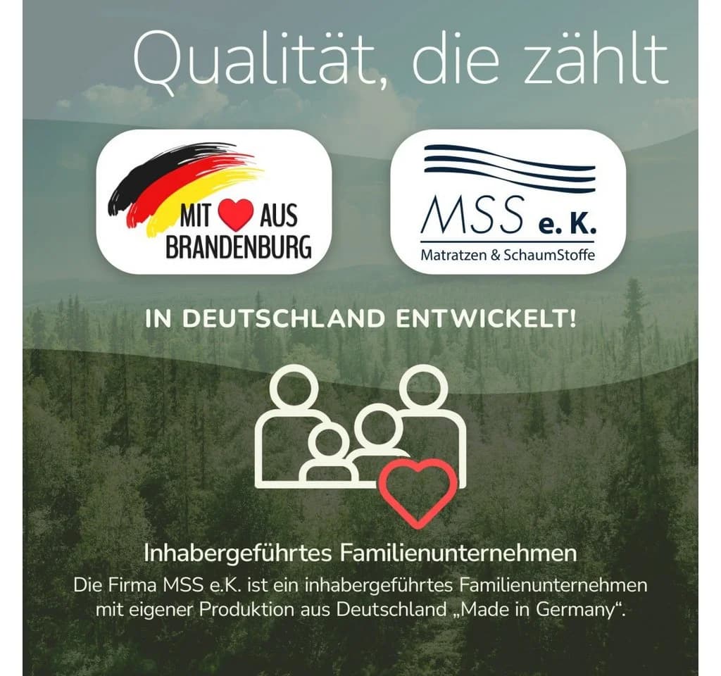 MSS e.K. Matratzenbezug Classic Weiß mit Reißverschluss - Bild 3