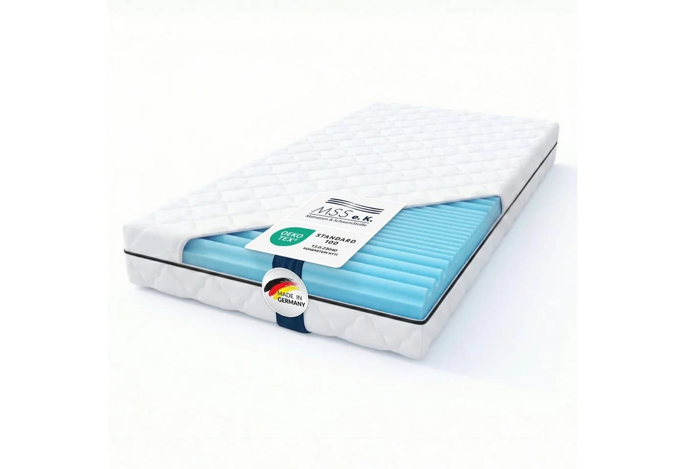 Kaltschaummatratze 7 Zonen ergonomisch H2 H3 H4 H5 H6 90x200 120x200 140x200 180x200 MSS e.K. - Bild 2
