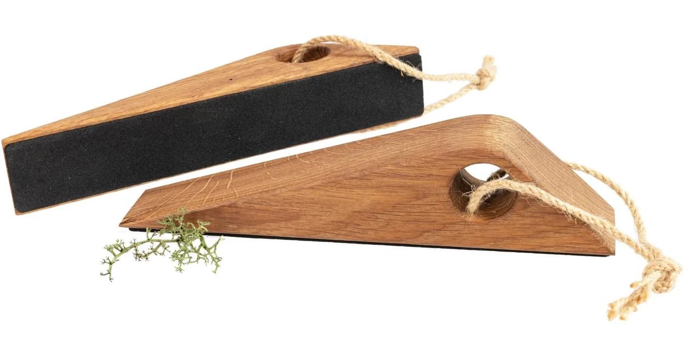 Holz Frank Bodentürstopper Eiche Hanf Kordel Rutschfest Modern - Bild 2