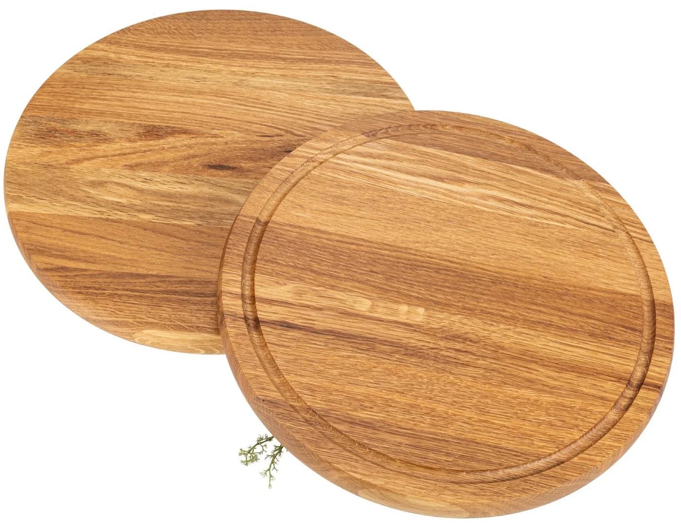 Holz Frank Rundes Schneidebrett aus geölter Eiche Ø 30 cm