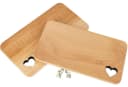 Holz Frank Frühstücksbrett Herz Buche massiv geölt Bild 1