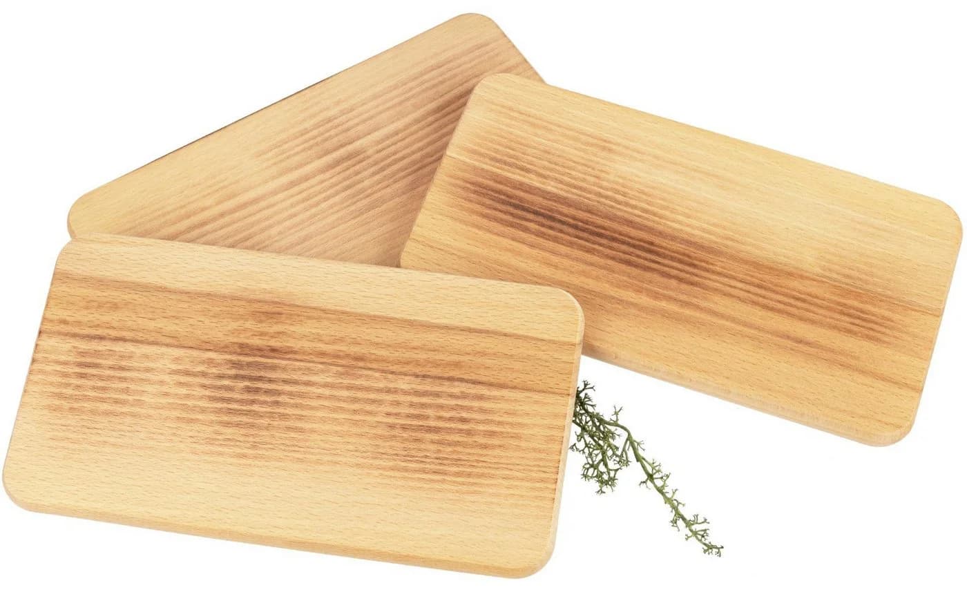 Holz Frank Rustikales Frühstücksbrett geflammt Buche geölt