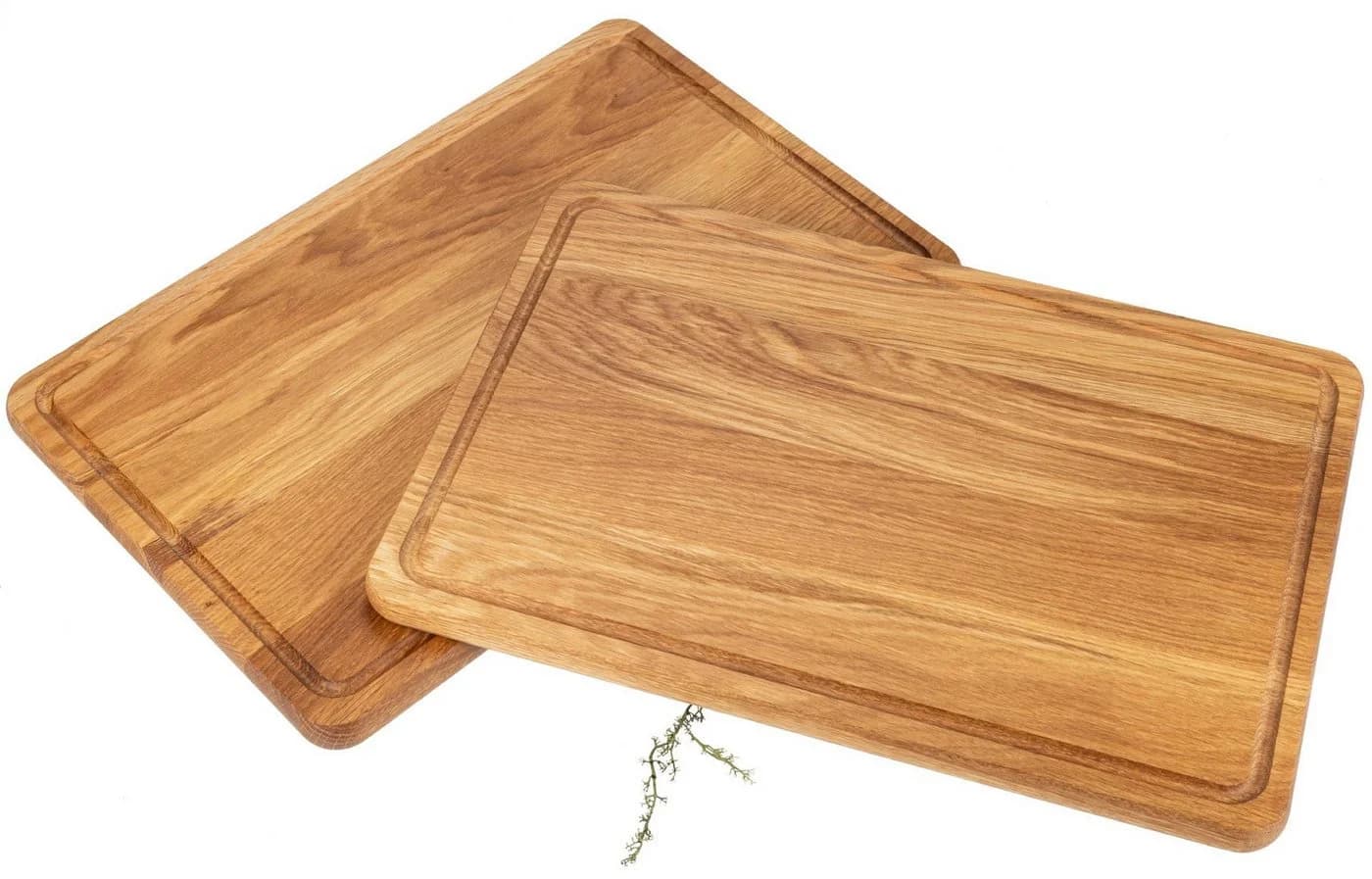 Holz Frank Schneidebrett mit Saftrille aus geölter Eiche