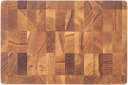 Holz Frank Schneidebrett Stirnholz Hackblock aus Eiche mit Griffmulden Bild 3