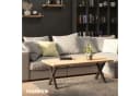 HOLZBRINK Metall Tischbein Grau X-Form Industriestahl Bild 4