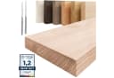 LAMO Manufaktur Wandregal Massivholz Rustikal Schweberegal Komplett-Set Bild 2