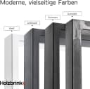 HOLZBRINK Tischgestell HLT-01 Industriestahl Schwarz Bild 1