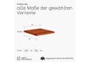 LAMO Manufaktur Esstischplatte LHB 40mm Massives Eschenholz Braun Bild 5